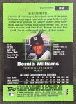 2003 Topps Pristine Bernie Williams Gold Refractor #39