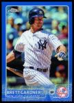 2015 Topps Chrome Blue Refractor Brett Gardner #88