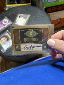 2012 Upper Deck Reggie Jackson Autograph Card