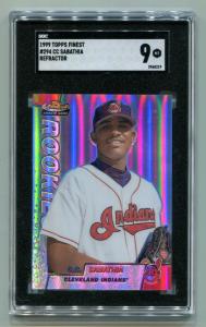 1999 Topps Finest C.C. Sabathia Refractor RC #294