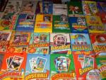 100 Unopened Vintage Baseball Card Pack Collection
