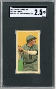 Joe Tinker 1914 T213-2 Baseball Card SGC 2.5