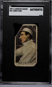 1909 E90-1 American Caramel Eddie Plank Card