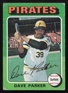 1975 Topps Dave Parker Pittsburgh Pirates Card
