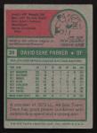 1975 Topps Dave Parker Pittsburgh Pirates Card