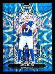 Josh Allen 2024 Panini Mosaic Blue Prizm Card