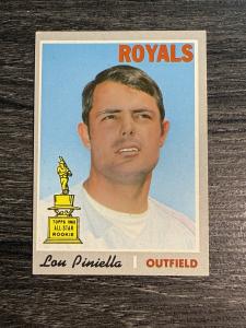 Lou Piniella 1970 Topps All-Star Rookie Card