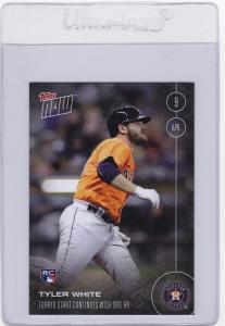 2016 Topps NOW Tyler White Astros Rookie Card