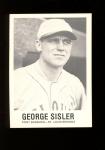 1980 TCMA George Sisler St. Louis Browns Card