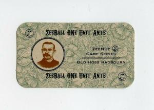 Old Hoss Radbourn Zeeball Ante Card