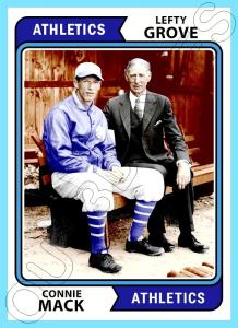 Lefty Grove Custom Art Card - Philadelphia Athletics