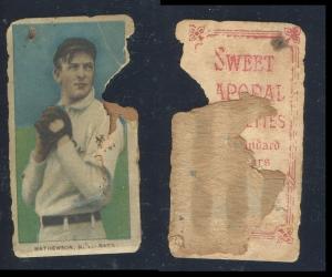 T206 Christy Mathewson Dark Cap HOF Card