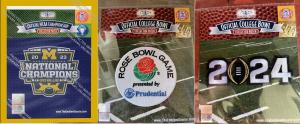 2023 Michigan Wolverines College Championship Patch Set