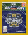 2023 Michigan Wolverines College Championship Patch Set