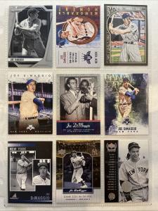 Joe DiMaggio 9 Card Collection