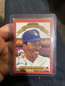 Willie Randolph Diamond Kings #19 Error Card