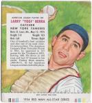 1954 Red Man Yogi Berra Card New York Yankees