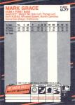1988 Fleer Mark Grace #77 Rookie Card
