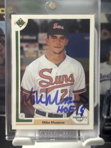 1991 Upper Deck Mike Mussina #65 Rookie Autograph