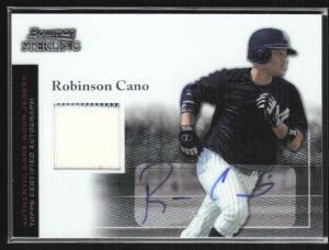 Robinson Cano 2004 Bowman Sterling Auto Jersey