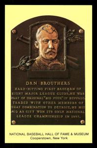 Dan Brouthers Hall of Fame Postcards Collection