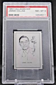 1950 Jimmie Collins Callahan Sports Card PSA 8