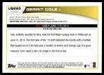 2013 Topps Update Gerrit Cole Baseball Card