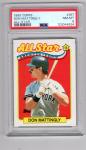1989 Topps Don Mattingly All-Star Card #397 PSA 8