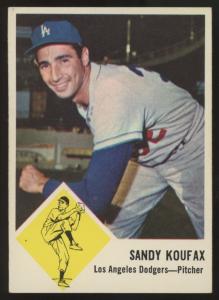1963 Fleer Sandy Koufax Baseball Card #42