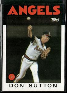 1986 Topps Don Sutton Baseball Card #335