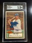 1952 Topps Duke Snider #37 Black Back Card