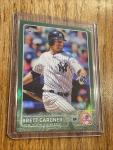 2015 Topps Chrome Brett Gardner Green Refractor #88