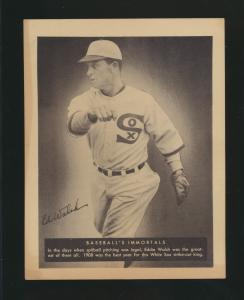 1949 Leaf Ed Walsh HOF Sports Card Rare