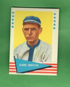 1961 Fleer Baseball #36 Clark Griffith Card