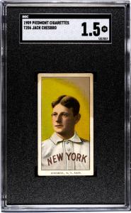 T206 Jack Chesbro 1909 Piedmont Yankees Card