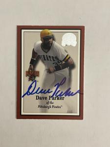 Dave Parker Autographed 2000 Fleer Pirates Card