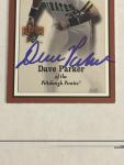 Dave Parker Autographed 2000 Fleer Pirates Card