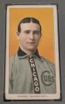 1909 T206 Frank Chance Yellow Portrait Card
