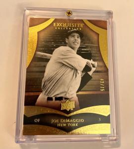Joe DiMaggio 2010 Upper Deck Exquisite Insert 1/6