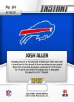 2025 Panini Instant NFL Josh Allen Card