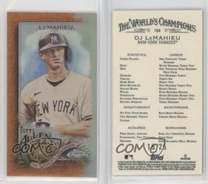 2022 Topps Allen & Ginter Mini Orange Refractor DJ LeMahieu