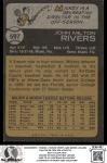 1973 Topps Mickey Rivers California Angels Card