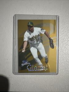 1999 Fleer Brilliants Jason Giambi Gold Parallel