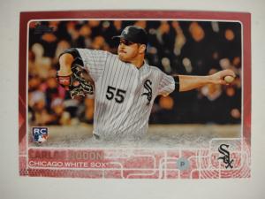 2015 Topps Update Carlos Rodon Pink Rookie #/50