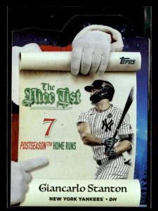2025 Topps Holiday Giancarlo Stanton - Nice List