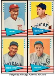 1961 Fleer Baseball Complete Card Set - 154 Cards