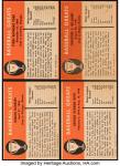 1961 Fleer Baseball Complete Card Set - 154 Cards