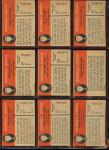 1961 Fleer Baseball Complete Card Set - 154 Cards