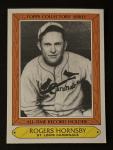 1985 Topps Rogers Hornsby All-Time Record Card