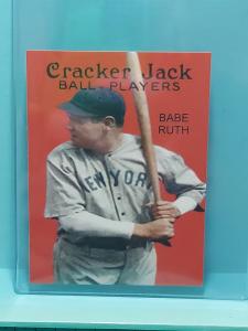 Babe Ruth Cracker Jack Baseball Card